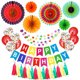 thumbnail image 1 of Kit de globos de cumpleaños, globos de látex, 25 unidades con borlas, 1 of 1