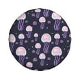 thumbnail image 3 of Rv Spare Tire Cover 16 inch - Pink Purple Jellyfish Tire Covers for Trailers, Adjustable Camper Spare Tire Cover, 3 of 7