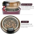thumbnail image 4 of Mini Peanut Butter Machine Portable Peanut Grinder with Transparent Protective Cover and Brush 150W Strong Motor Efficient Grinding, 4 of 6