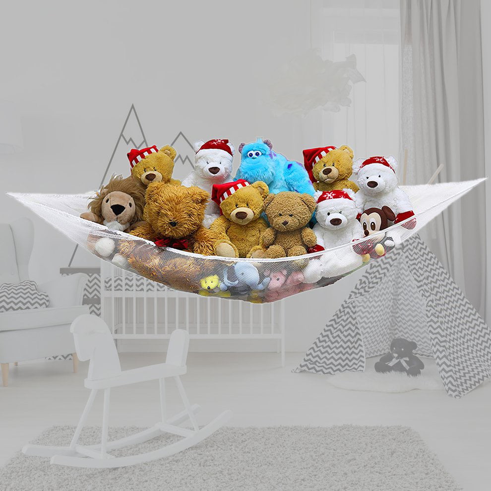 corner hanging net for stuffed animals