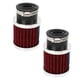 thumbnail image 4 of abrazaderas para filtro de aire de motocicleta, de alto flujo, de cono cónico redondo, para protección del motor de 28 mm.-Boquilla de carburador de 48 mm roja, 4 of 14