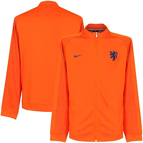 machine referentie mengsel Nike N98 Netherlands Authentic Track Soccer Jacket (Large) Orange -  Walmart.com