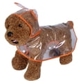 thumbnail image 1 of Adorable Imperméable pour Chiot, Manteau de Pluie Transparent en EVA, Vêtement de Pluie d'Extérieur pour Chien, Cape à Capuche, 1 of 9