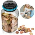 thumbnail image 1 of Hucha Contador De Hucha con Pantalla LCD, Hucha De Vidrio con Conteo Automático De Monedas De Gran Capacidad, Hucha Digital para Niños Amigos, 1 of 5