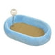 thumbnail image 1 of Cama ovalada para gatos, rascador, protector de muebles con pelota, juego de persecución, sofá, juguetes de entrenamiento, tablero rascador para gatos Azul, 1 of 8