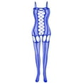 thumbnail image 5 of Clothing 2025 Women Fishnet Mesh Underwear BodyStocking Lace Smock Badydoll See Through Chemises Full Body Bodystocking Bodysuits Nightwear, 5 of 5