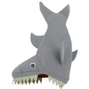 Shark Party Vertical Plush Shark Hat with Felt Teeth