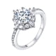 thumbnail image 1 of Anillo de diamantes de imitación blanco en forma de anillo de la rueda elegante anillo de diamantes de imitación anillos completos para las mujeres Tamaño 6 10, 1 of 6