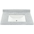 thumbnail image 6 of RSI Home Products 258149 31 x 22 in. Mesa Solid Surface Technology Vanity Top, White, 6 of 6