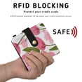 thumbnail image 4 of Small Wallet For Women Bifold Leather Pocket Coin Credit Card Holder With RFID Blocking Tulip Pattern, 4 of 6