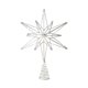 thumbnail image 5 of Luz LED estrella para el Árbol de Navidad | Estrella de Hierro de Cinco Puntas Luminosa | Plástico ABS de oro blanco | 30x25x8cm | Ligero, a prueba de fracturas, base de muelle | Decoración navideña, 5 of 6