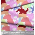 thumbnail image 3 of Soimoi Moss Georgette Fabric Floral Shirting Print Fabric by The Yard 42 Inch Wide, 3 of 3