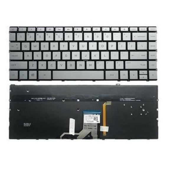 New Replacement for HP Spectre x360 13-w 13-w000 13-w013dx 13-w014dx 13-w023dx 13-w063nr US Silver Backlit Keyboard
