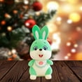 thumbnail image 3 of hirigin Bunny Stuffed Animal, Cute Rabbit Doll Plush Toy with Bib, Birthday Gift for Boys Girls, 3 of 6