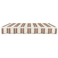 thumbnail image 4 of Awntech 16 Ft Maui Manual Heavy Duty Patio Retractable Awning (192in x 9.25in x 120in), Brown/Tan/Terracotta Multi, 4 of 9