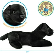 Blythe the Black Lab | 12 Inch Stuffed Animal Plush | By TigerHart Toys