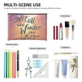 thumbnail image 4 of Kdxio Not All Who Wander Are Lost Makeup Bag Toiletry Bag Canvas Makeup Bags Zipper Cosmetic Pouch Travel Cosmetic Pouch for Women Gifts, 4 of 7