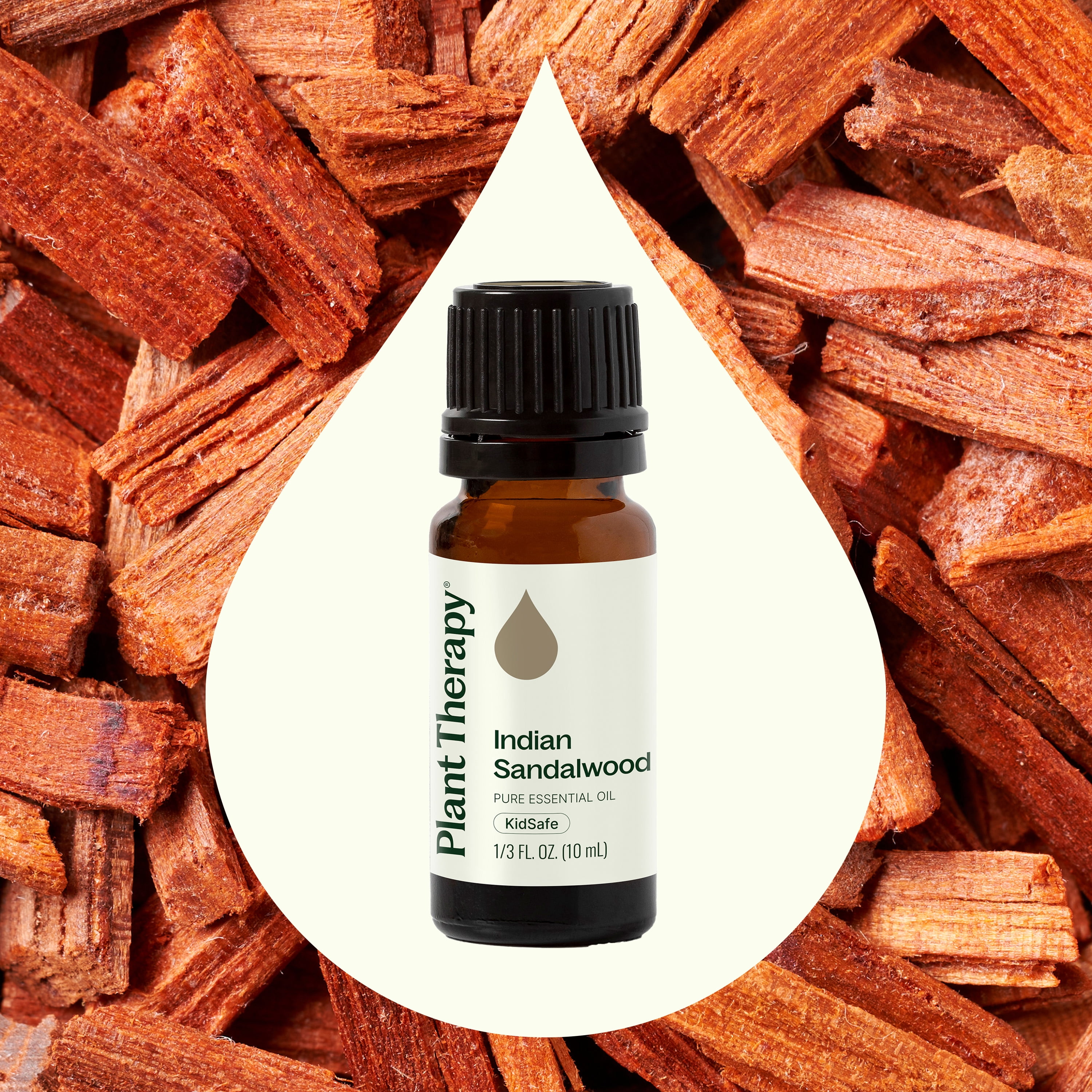 Plant Therapy Sandalwood Indian Essential Oil 10 mL (1/3 oz) 100% Pure, Undiluted, Therapeutic Grade