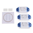 thumbnail image 2 of 433MHZ AC85V-250V DC16V-48V telemando Inalámbrico De Lámpara De 3 Interruptor De telemando So Manera Azul Gloria Interruptor remoto inalámbrico, 2 of 9