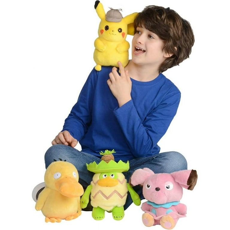 Peluche Kawaii Pikachu Détective