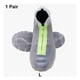 thumbnail image 3 of Sonducket 1 par de cubiertas de zapatos para hombre y mujer, cubiertas antideslizantes impermeables, zapatillas portátiles, accesorio Protector Accesorios de calzado Transparente, cremallera verde L, 3 of 6