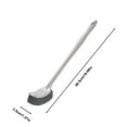 thumbnail image 3 of Long Handle Floor Brush, Washable Toilet Cleaner, Bathroom Kitchen Scrub Brush, Modern Compact Cleaning Tool, Non-scratch Bristles, Easy Storage Household Brush, 3 of 6