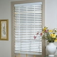 thumbnail image 3 of Madera Falsa 2" Faux Wood Plantation Blind 45x64 - White, 3 of 3