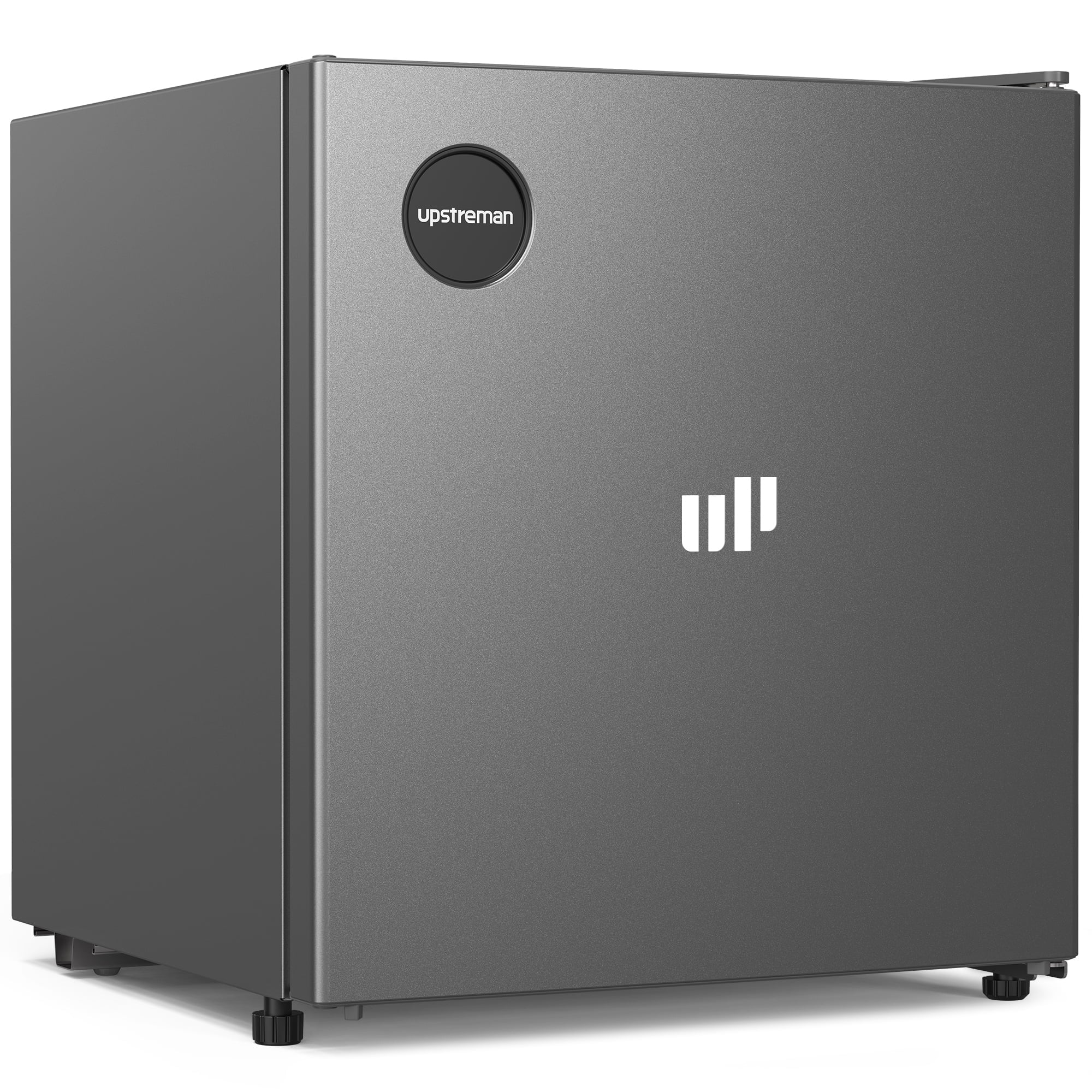 Upstreman 1.5 Cu.Ft Mini Fridge Without Freezer, Single Door Small Refrigerator No Freezer, Freezerless All-Refrigerator Cooler for Kitchen Office Bedroom Dorm, Gray CR16