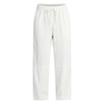 thumbnail image 3 of Time and Tru Women's Tapered Linen Blend Pants, Sizes XS-XXXL, 3 of 3