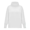 thumbnail image 3 of Jiyugala Women's Sweaters Pullover Plus Size Loose Casual Tops, 3 of 8