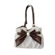 thumbnail image 3 of Bolso reutilizable para mujer con gran capacidad, ideal para el hogar, el trabajo, la playa o Blanco, 3 of 9