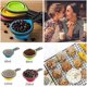 thumbnail image 5 of Collapsible Silicone Measuring Cups Measuring Spoons - Set 8psc Silicone Mesuring Cup And Collapsible Spoon - Great For Camping And Pet Food (green), 5 of 5