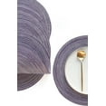thumbnail image 2 of 4/6 Pack 15 Inch Round Braided Placemats, Washable Heat Resistant Cotton Polyester Circle Place Mats for Kitchen Dining Table, 2 of 5