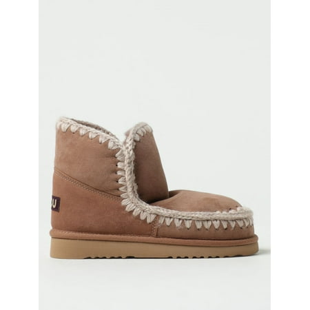 

Mou Flat Ankle Boots Woman Camel Woman