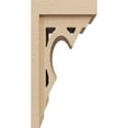 thumbnail image 3 of 8"W x 8"D x 16"H Wide Sheridan Rough Cedar Woodgrain TimberThane Corbel, Primed Tan, 3 of 6