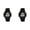 Black 2PCS, variant on (2-Pack) 2025 Quartz Watch Outdoor Wrist World Watch Stainless Sports Mens Steel atomic Solar Watch Analog Date Men's