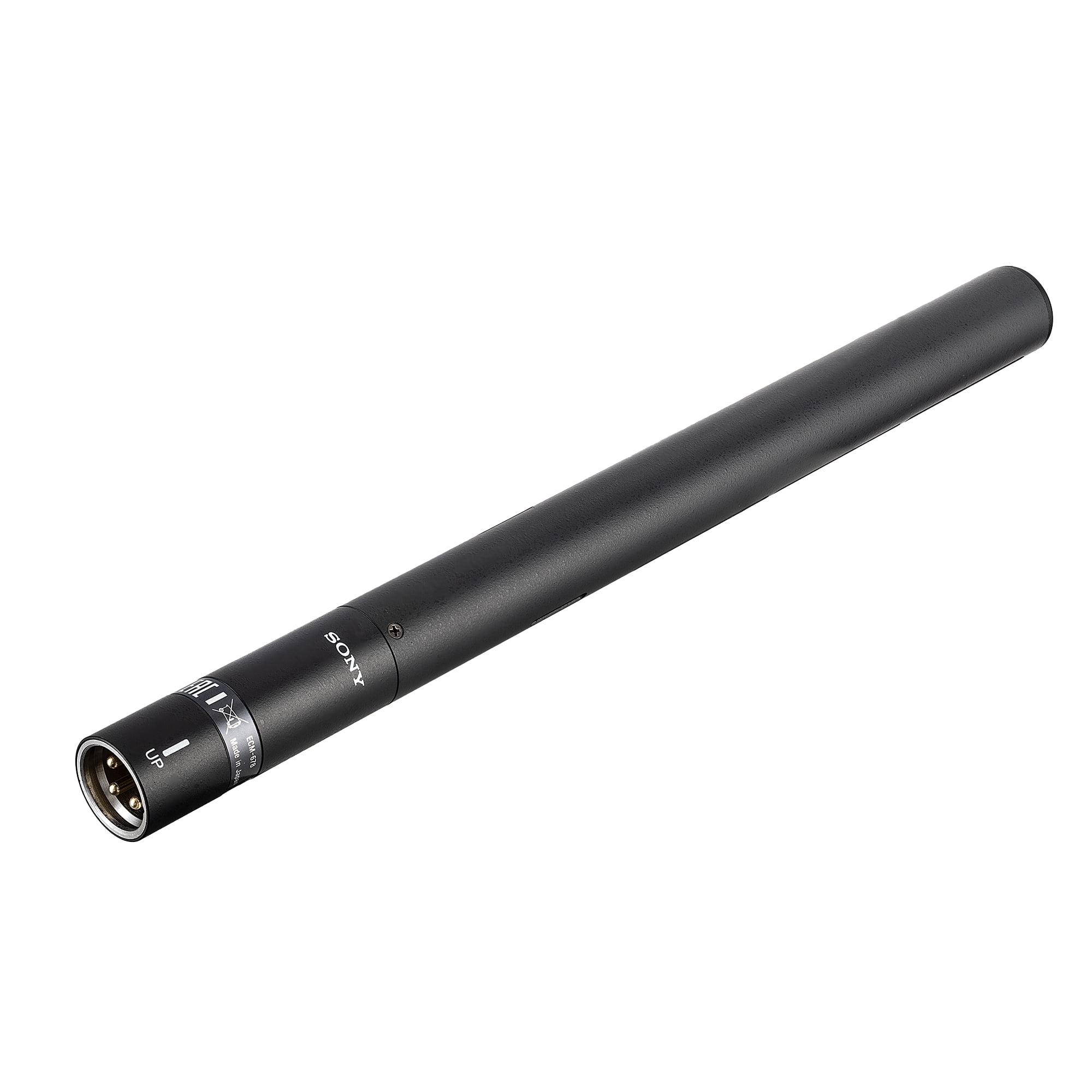 Sony ECM-678/9X Professional Microphone – Low-Noise XLR Electret Condenser Mic for Broadcast, Film, Interviews, & Field Recording + Mic Cleaner + Microfiber Cloth + Cable Ties