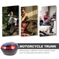 thumbnail image 4 of unbranded 1Pcs Durable And Waterproof Tail Box Trunk For Motorcycle In Navy, 4 of 4
