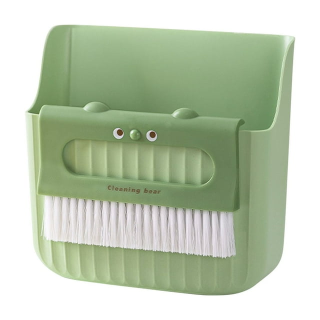 Small Dustpan Set for Desktop Cleaning 16 cm x 17 cm x 6 cm Plastic Mini Sweeping Tool for Home Office Bedroom School