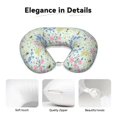 thumbnail image 4 of Salouo Honey Bees And Flowers for Memory Foam Travel Pillow,Versatile U-Shaped Pillows Memory Foam Cervical Neck Pillow Soft Washable Cover for Home Office Camping Travelling, 4 of 8