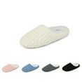 thumbnail image 7 of DREAM PAIRS Faux Fur Knitted Slippers For Women Memory Foam Women's Winter Slip On House Slippers Indoor Bedroom Soft Slippers EMMA CREAM Size 10, 7 of 7