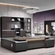 thumbnail image 3 of Modern Boss Luxury Office Desks Italian Design Combination Office Desks Executive Computer Escritorio Ordenador Furniture My Lux Decor Round, 3 of 10