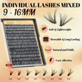 thumbnail image 3 of Kit Gollee de extensión de pestañas individual Lash Clusters, 280 unidades, 3 of 8