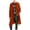 Red, variant on Men's Winter Anorak Jacket Stylish Long Wool Overcoat for Warmth and Comfort in Cold Weather