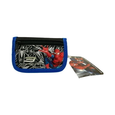 Blue Marvel Spiderman Wallet -Kid's Tri-Fold Wallet