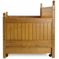 Casey Complete Wood Daybed with Ball Finials and Roll Out Trundle