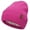 Rosered, variant on FZ FANTASTIC ZONE Womens Winter Warm Satin Lined Knit Beanie Hat Slouchy Skull Caps Silk Lining Ski Hats for Women Men