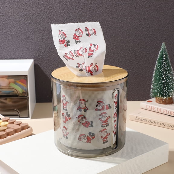 WHAMVOX  Countertop Toilet Tissue Holder Paper Towel Side Draw Box Office