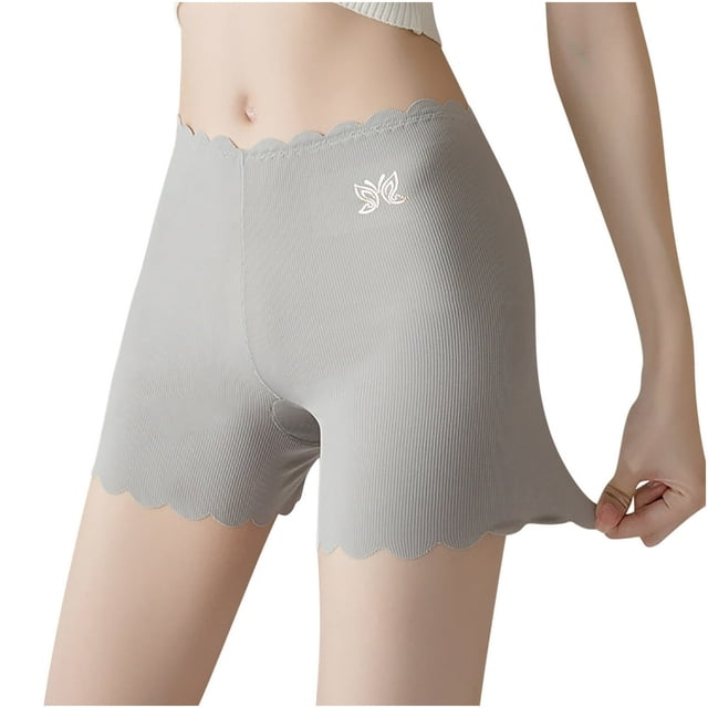 JUNWELL Shorts pour sous les Robes Femmes Shorts Anti-Frottement sous-Vêtements Sans Couture Shorts Culottes Garçonnes Culottes