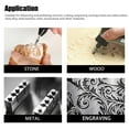 thumbnail image 4 of 20Pcs Carbide Rotary Tools Tungsten Carbide Double Cut Head Shank 18 Inch Machining Deburring Polishing Carving, 4 of 7